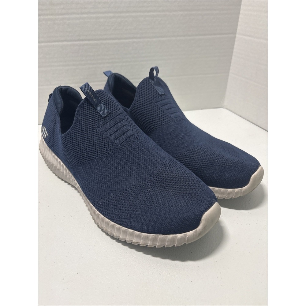 Skechers Elite Flex Wasik Slip On Blue Sneakers Mens 10.5 52649 NVY